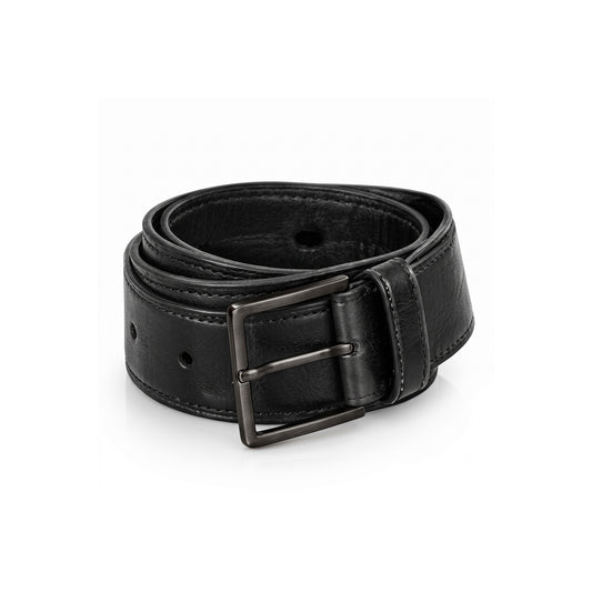 Classic Black Leather Belt